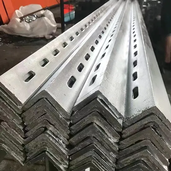 Steel Angel Iron Hot Rolled Angel Ms L Angle Steel Bar with Hole for Construction 125mm X 75mm Shelf Bracket Steel Angles