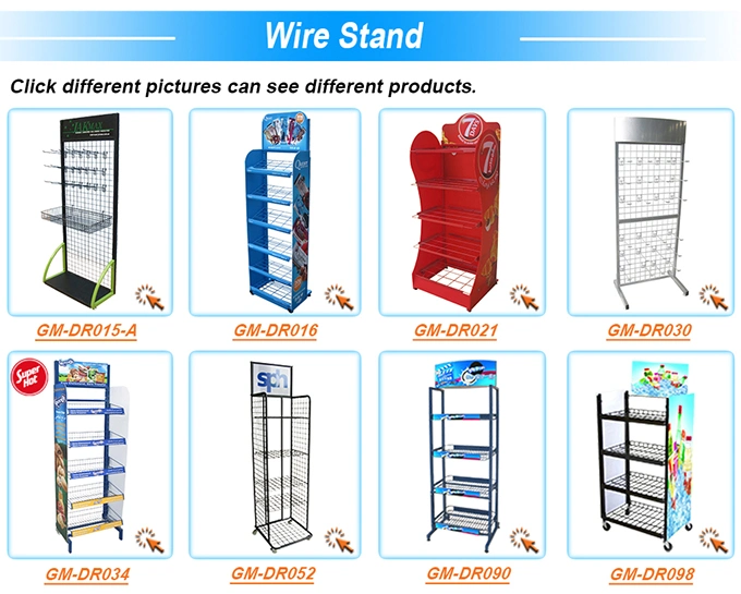 Multi-Function Store Potato Chips Floor Stands, Supermarket Units, Grocery Candy Retail Display